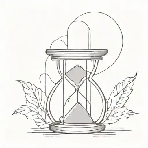 Hourglass That Represent That All The Things Are Temporary Both The Good And The Bad Things
