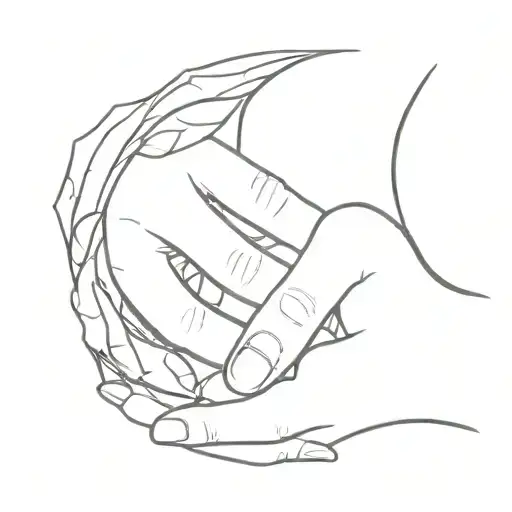 Mother Holding Her Hand