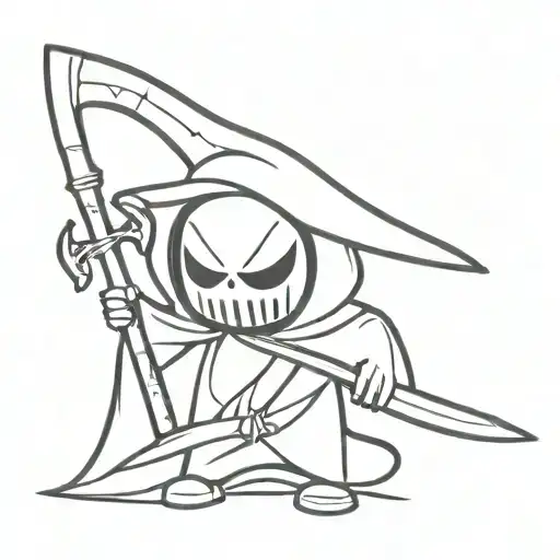 Billy And Mandy Grim Reaper Creepy