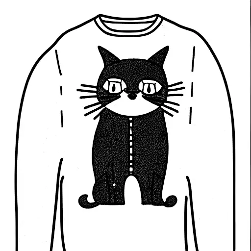 Cat Wearing A Sweater