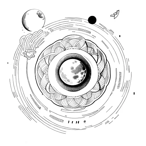 To The Moon And To Saturn Sentence