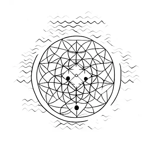 Minimalistic Tattoo Design Using Symbols To Depict The Christian Gospel Of Jesus' Saving Grace