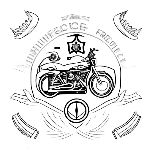 Motorcycle Freedom Symbol