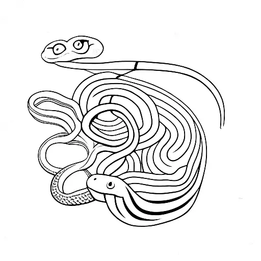 Snake Slightly Curved