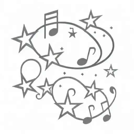 Stars Music Notes 84