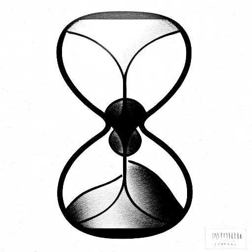 Hourglass With World