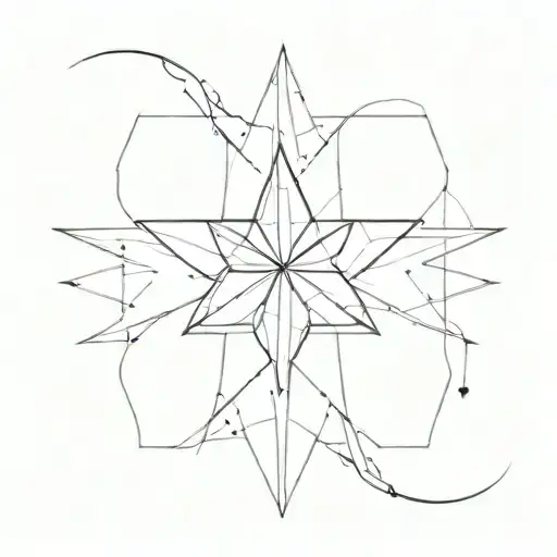 Northern Star Outline