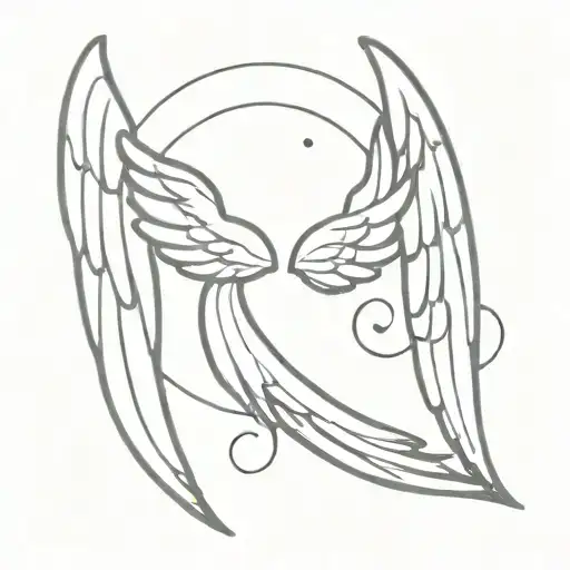 Angel Wings And Halo