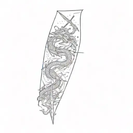 A Dragon And A Sword