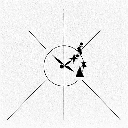 Futuristic Timeline With Kids Birthdays