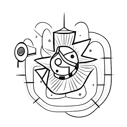 Traffic Light And Star