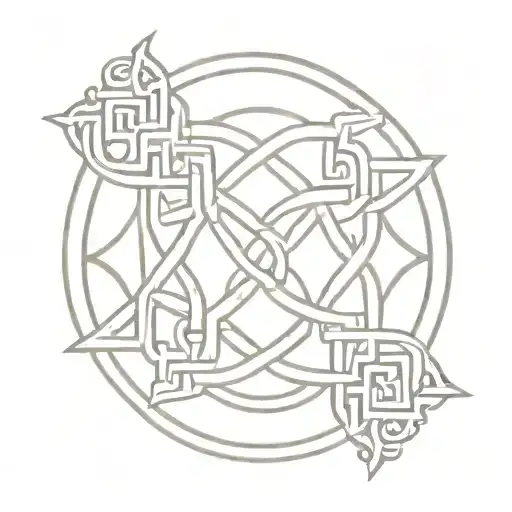 Irish Celtic Korean Fusion Pattern