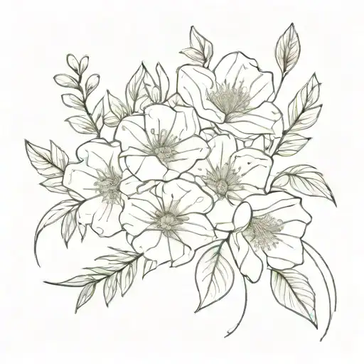 March August And April Birth Month Flowers Bouquet