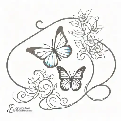 Semicolon Butterfly And Medusa