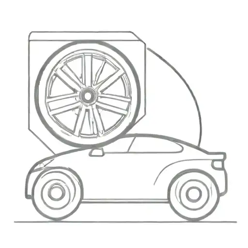 A Package With Car Wheels