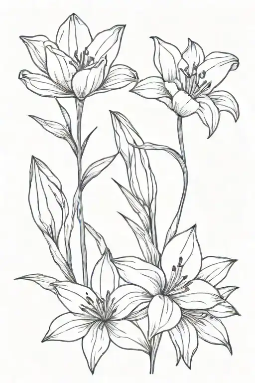 Lily And Tulip Flower