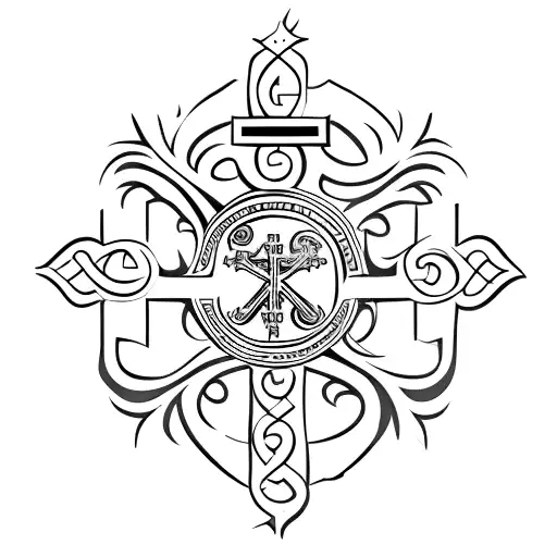 Detailed Catholic Cross