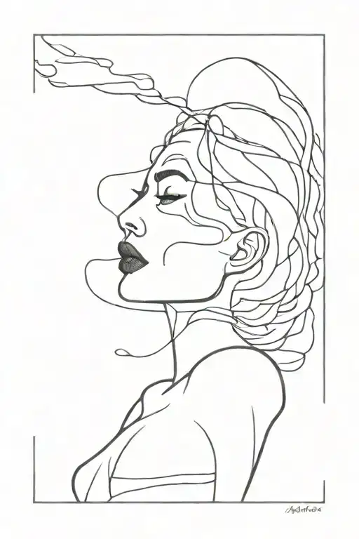 Drowned In Thought Abstract