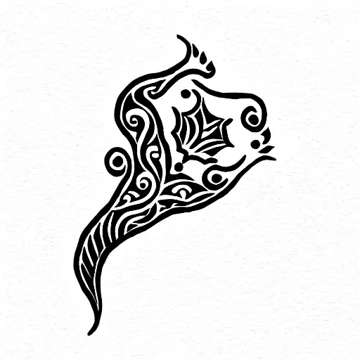 South Asian Heritage Tattoo With Gujarati