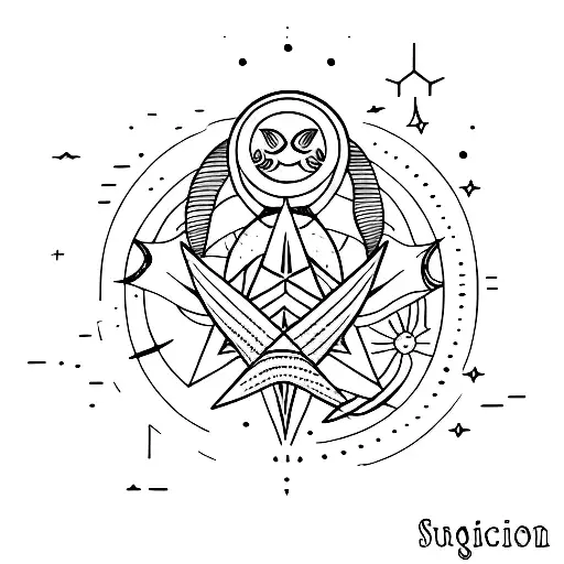 Sun Moon Cancer Star Vertical