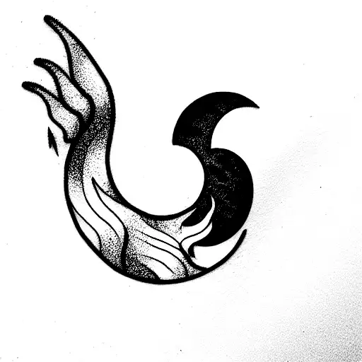 Moon Wave With Pheonix