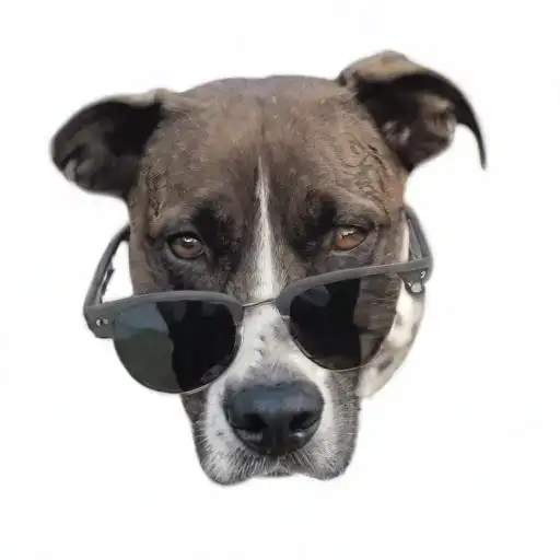 A Dog Wearing Sunglasses
