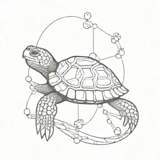 Terrapin With Dna Double Helix