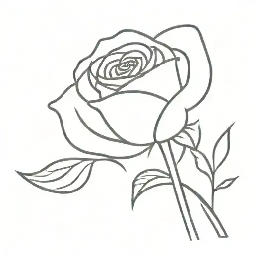 Rose With Wings On Its Stem