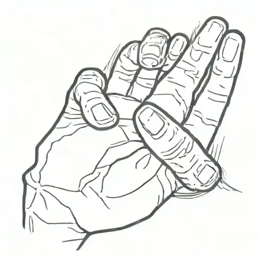 Huge Hand From Sky Chop Down A Mountain On A Half