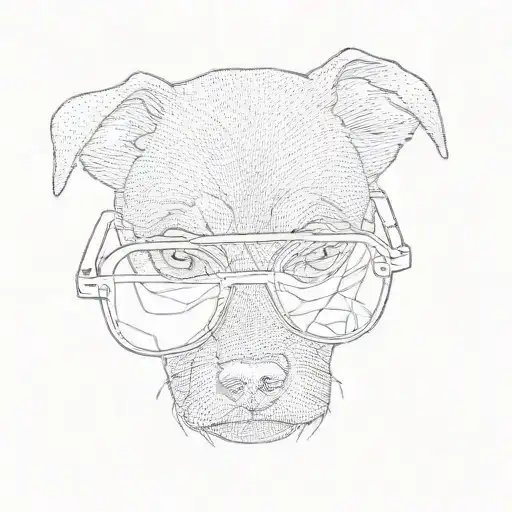 A Dog Wearing Sunglasses