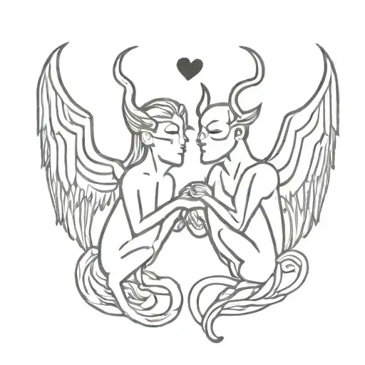 Devil And Angel Love