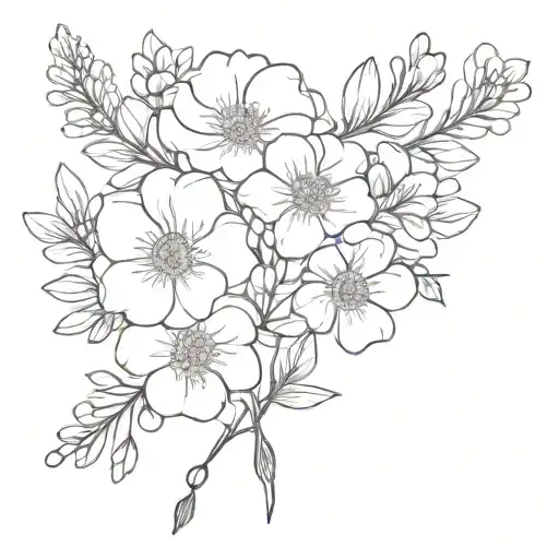 Birth Flower Bouquet