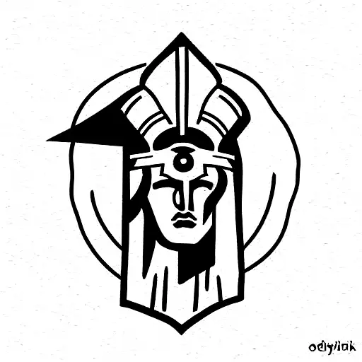 Greek Spartan With Greek Text