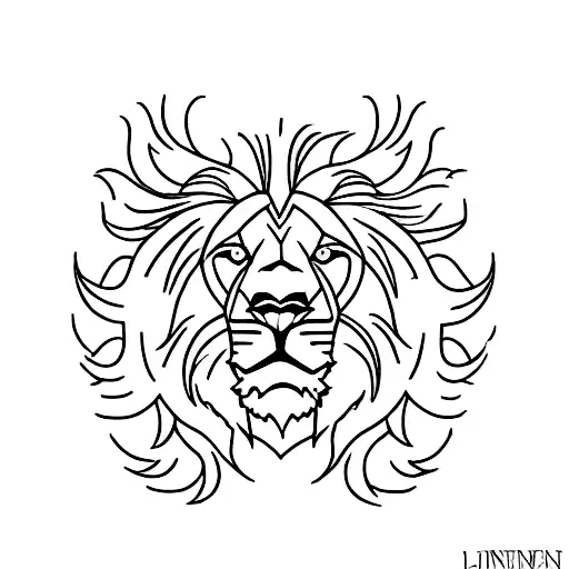 Lion And Hawk