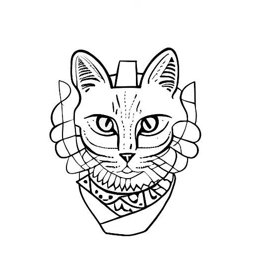 Black Cat Stretching