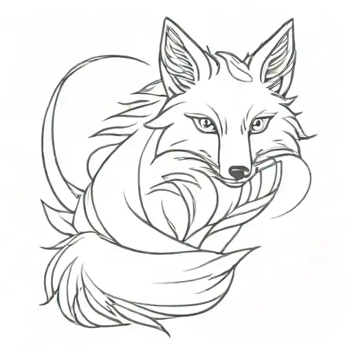 Nine Tailed Fox Head