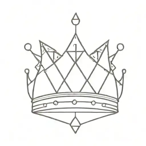 Crown And Letter A