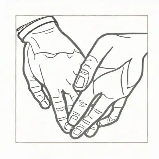 Best Friends Holding Hands