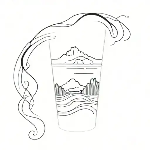 Simple Wave And Table Mountain