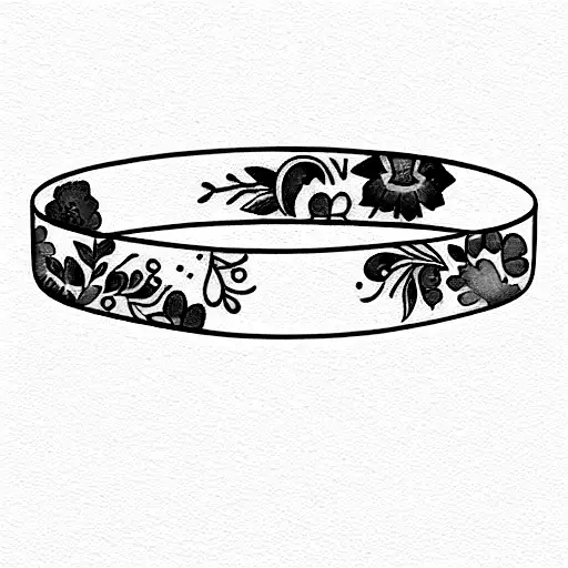 Colorful Floral Bracelet Fineline Delicate