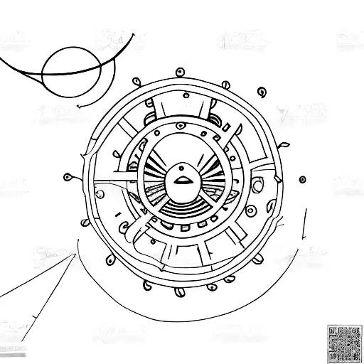 Ufo Coming Out Of Circle