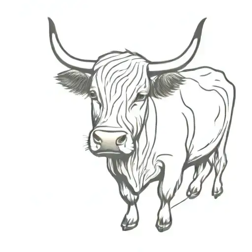 A Majestic Highlander Cow