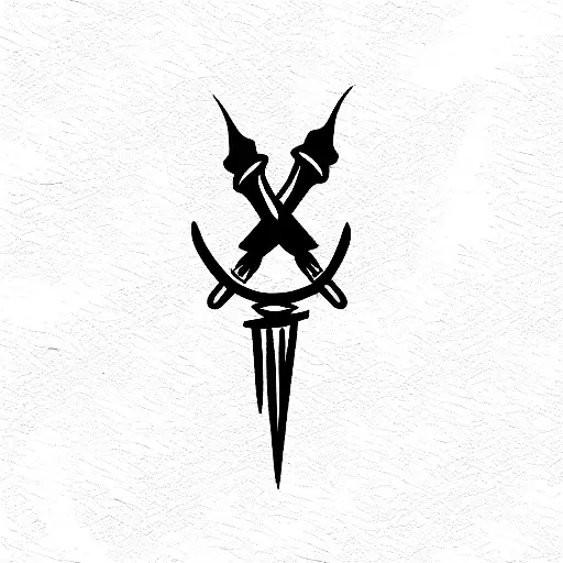 Barbed Wire And Dagger