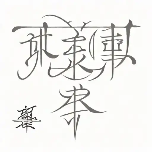 Tanishk Written And Hidden In A Japanese Font Style Which Looks Like A Japanese Word