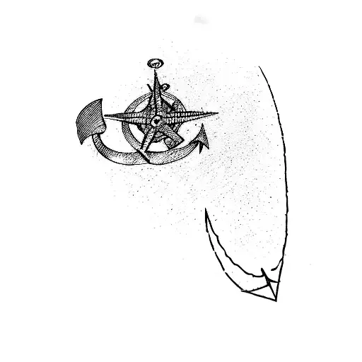 An Anchor And Compass