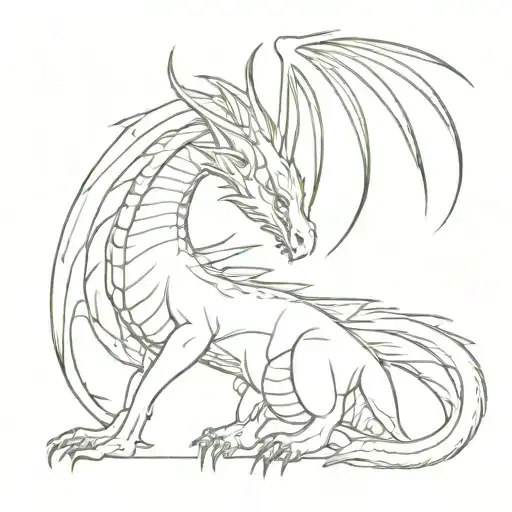 Dragon With Elf Just