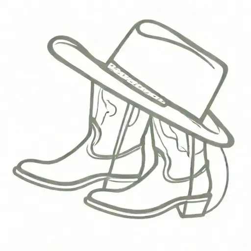 Cowboy Hat And Boots