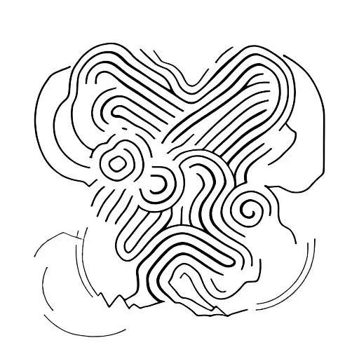 Heartbeat Line Transforming Into A Runner