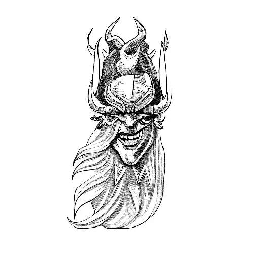A Demon With Horns
