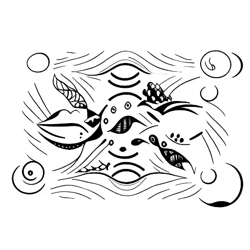 Human Silhouette With Ocean